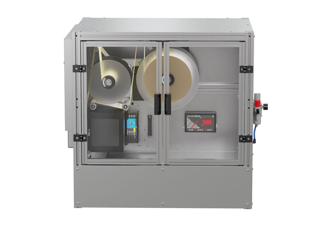 Étiqueteuse de palettes AP 182 / AP 182 RT face avant fermée