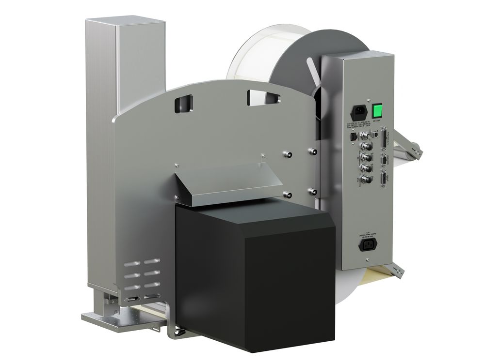 Distributeur d’étiquettes Legi-Air 4050B avec étiquettes face arrière