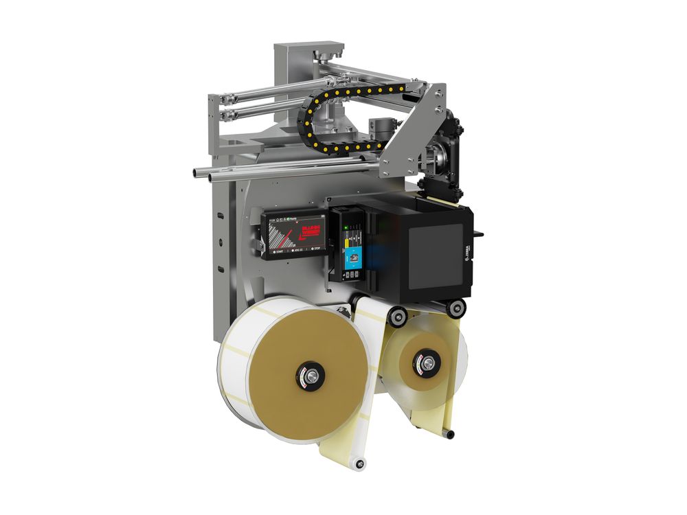 Distributeur d’étiquettes Legi-Air 4050E2A ouvert gauche