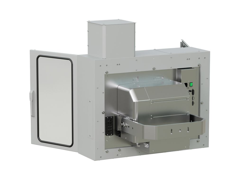 Distributeur d’étiquettes Legi-Air 4050I ouvert face arrière