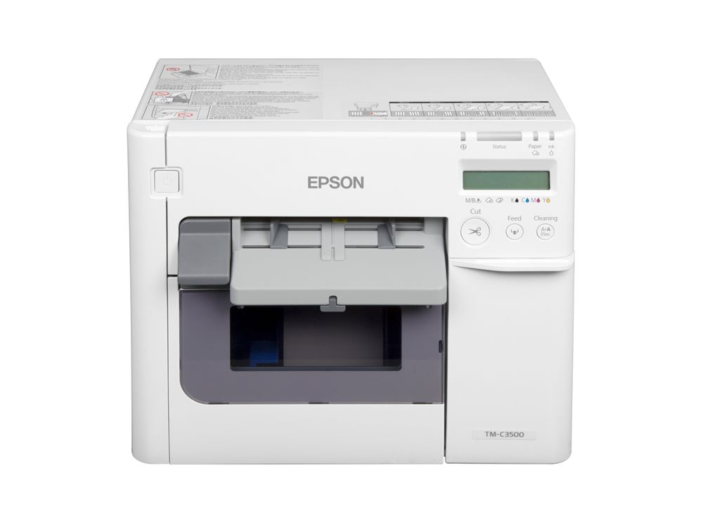 Imprimante d’étiquettes couleur Epson ColorWorks C3500 sans étiquette face avant