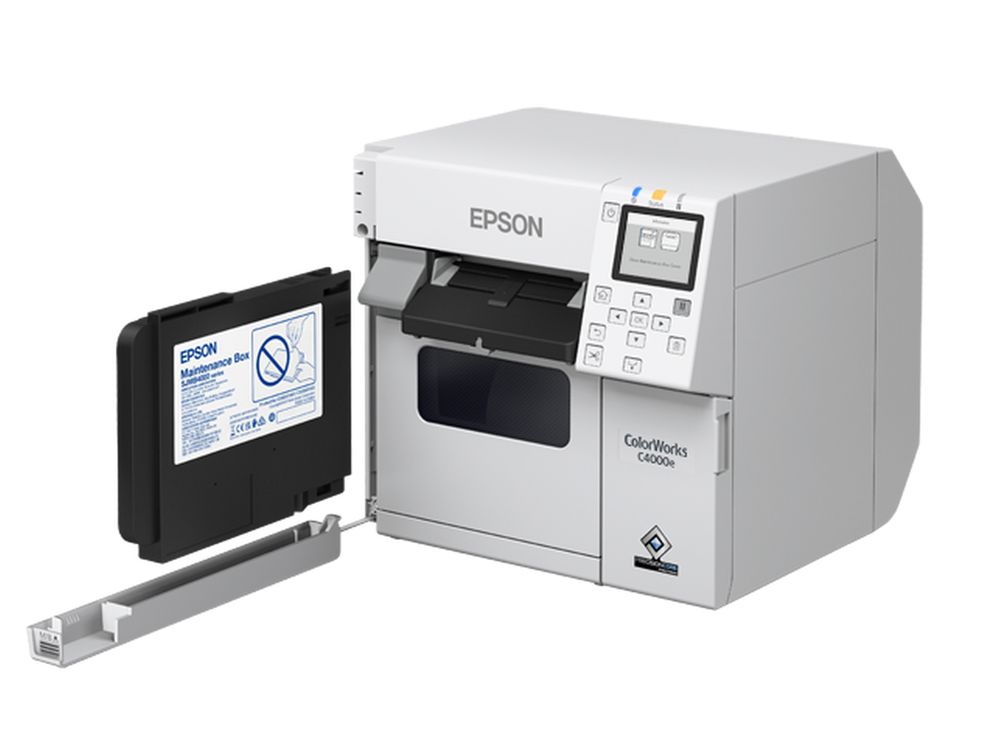 Imprimante d’étiquettes couleur Epson ColorWorks C4000e Boîte de maintenance