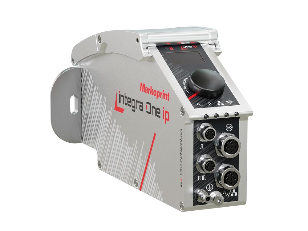 Imprimante à jet d’encre industrielle Markoprint integra One ip face arrière gauche