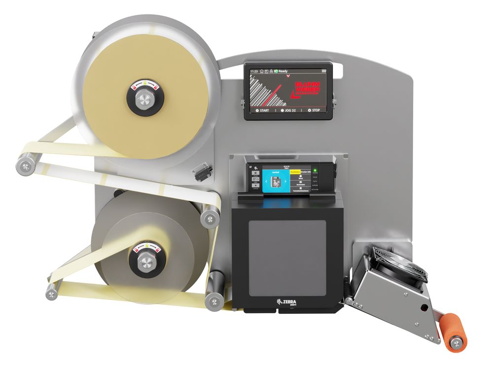 Distributeur d’étiquettes Legi-E 4050B avec étiquettes face avant