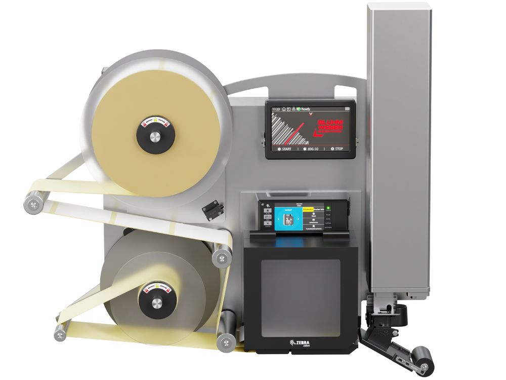 Distributeur d’étiquettes Legi-E 4050E avec étiquettes face avant