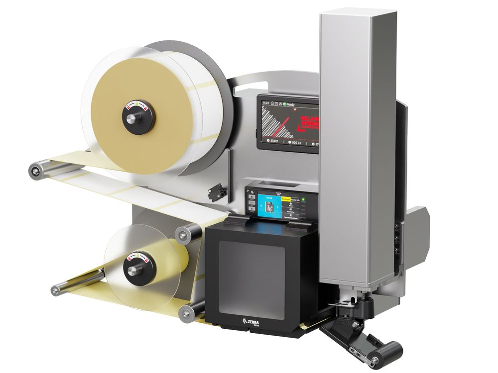 Distributeur d’étiquettes Legi-E 4050E avec étiquettes droite