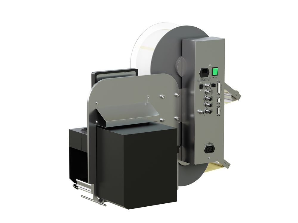 Distributeur d’étiquettes Legi-Air 4050B-R avec étiquettes face arrière