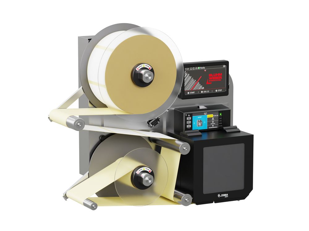 Distributeur d’étiquettes Legi-Air 4050B-R avec étiquettes gauche