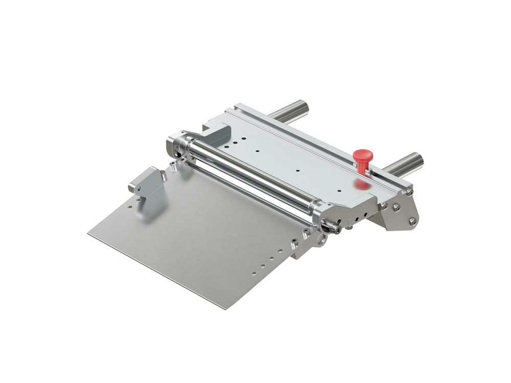 Lame de dépose par léchage, angle réglable