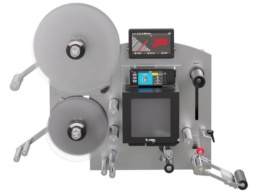 Distributeur d’étiquettes Legi-E 4050AC sans étiquettes face avant