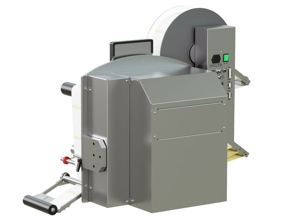 Distributeur d’étiquettes Legi-E 4050AC avec étiquettes face arrière