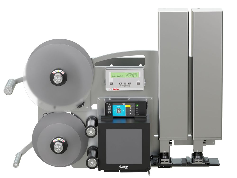 Distributeur d’étiquettes Legi-Air 4050CWB sans étiquettes face avant