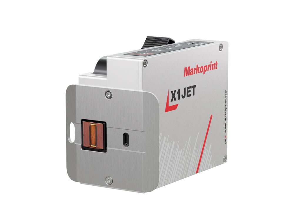 Imprimante à jet d’encre industrielle Markoprint X1JET HP Standard face avant droite