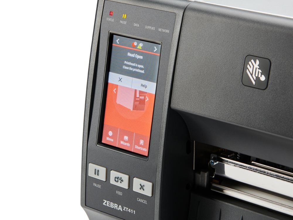 Imprimante d’étiquettes Zebra ZT411 Message d’erreur