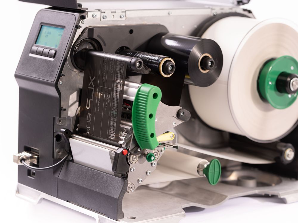 Novexx xlp 60x imprimante d’étiquettes intérieur ouvert