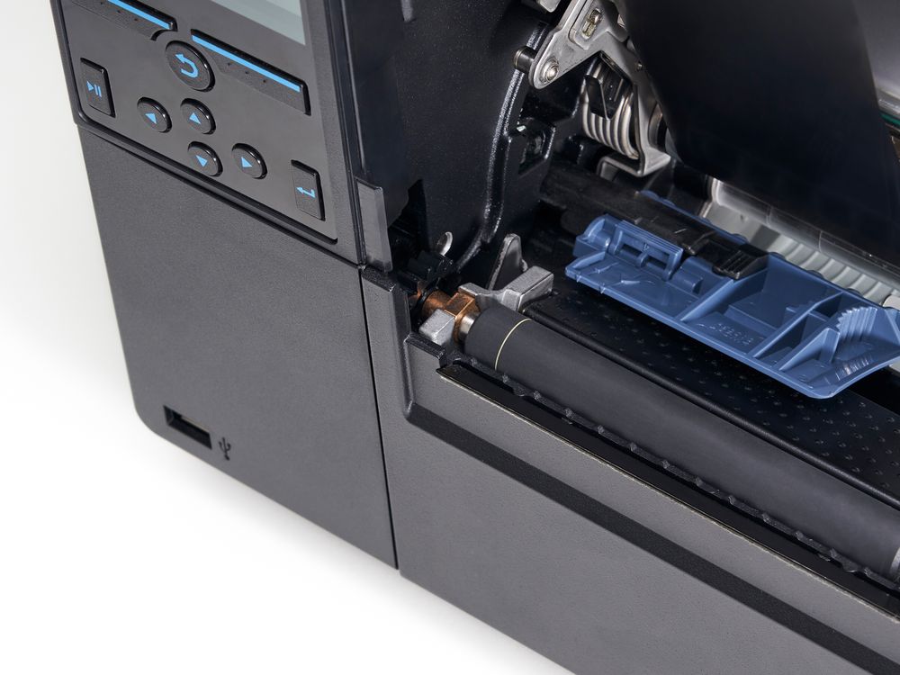 Rouleau de transport d’étiquettes Sato CL4NX Plus avec indicateur Pure-Line