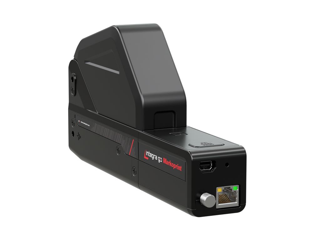 Imprimante jet d’encre industrielle Markoprint integra go arrière gauche