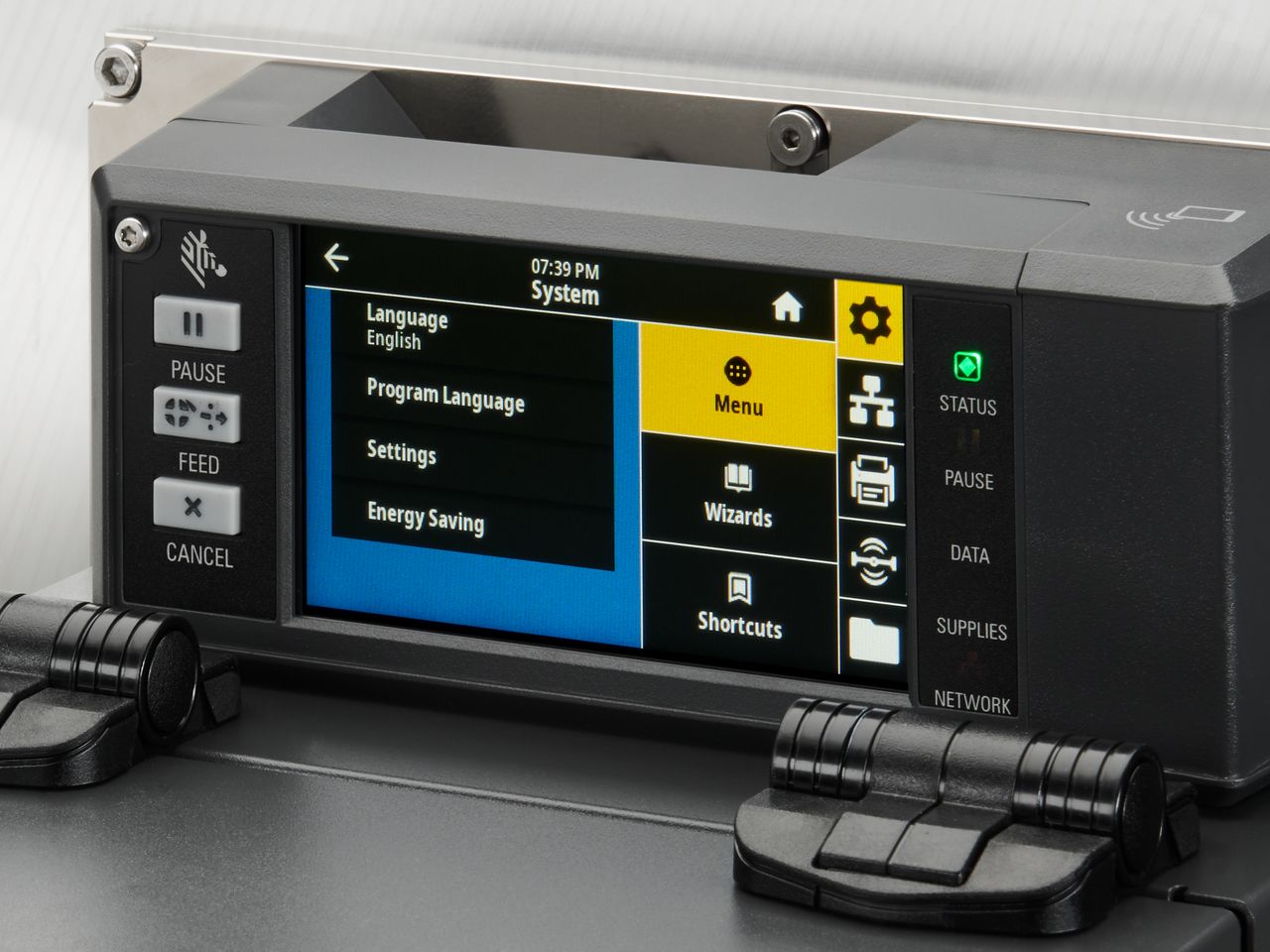 Zebra ZE511 ZW521 Module d’impression Panneau de commande