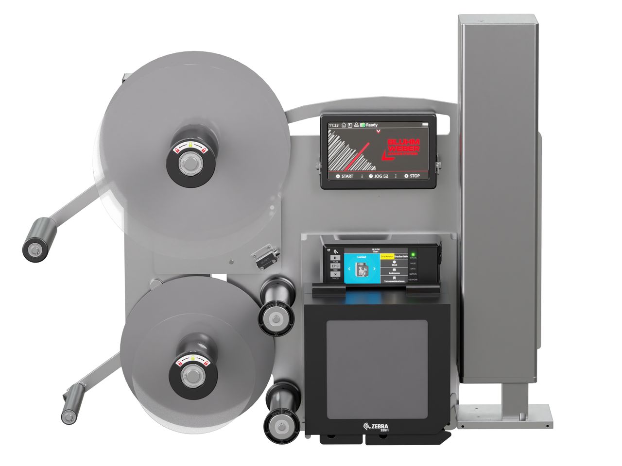 Distributeur d’étiquettes Legi-Air 4050B sans étiquettes face avant