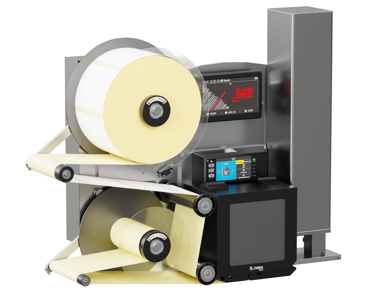 Distributeur d’étiquettes Legi-Air 4050B avec étiquettes gauche