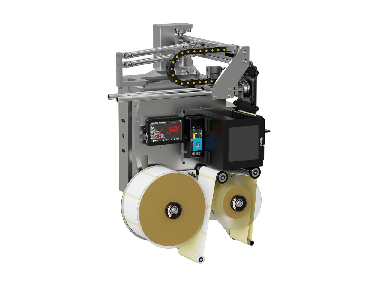 Distributeur d’étiquettes Legi-Air 4050E2A ouvert gauche