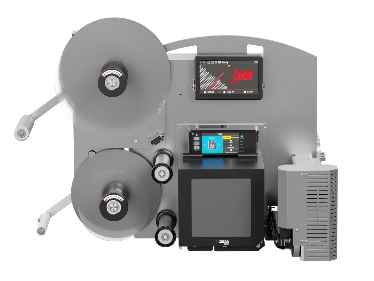 Distributeur d’étiquettes Legi-Air 4050RR sans étiquettes face avant