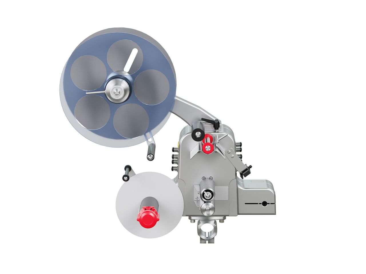 Distributeur d’étiquettes Alpha Compact sans étiquettes face avant