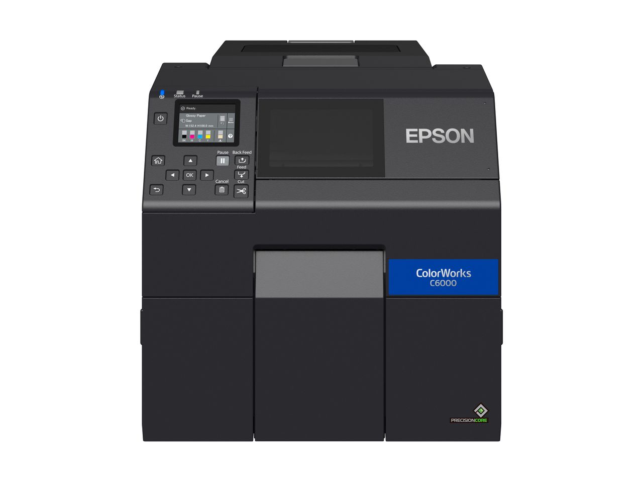 Imprimante d’étiquettes couleur Epson ColorWorks C6000ae sans étiquette face avant