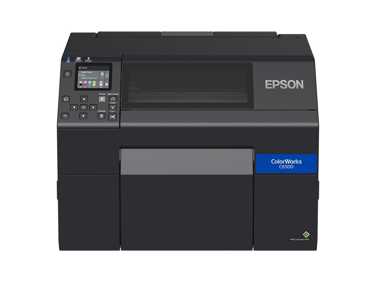Imprimante d’étiquettes couleur Epson ColorWorks C6500ae sans étiquette face avant