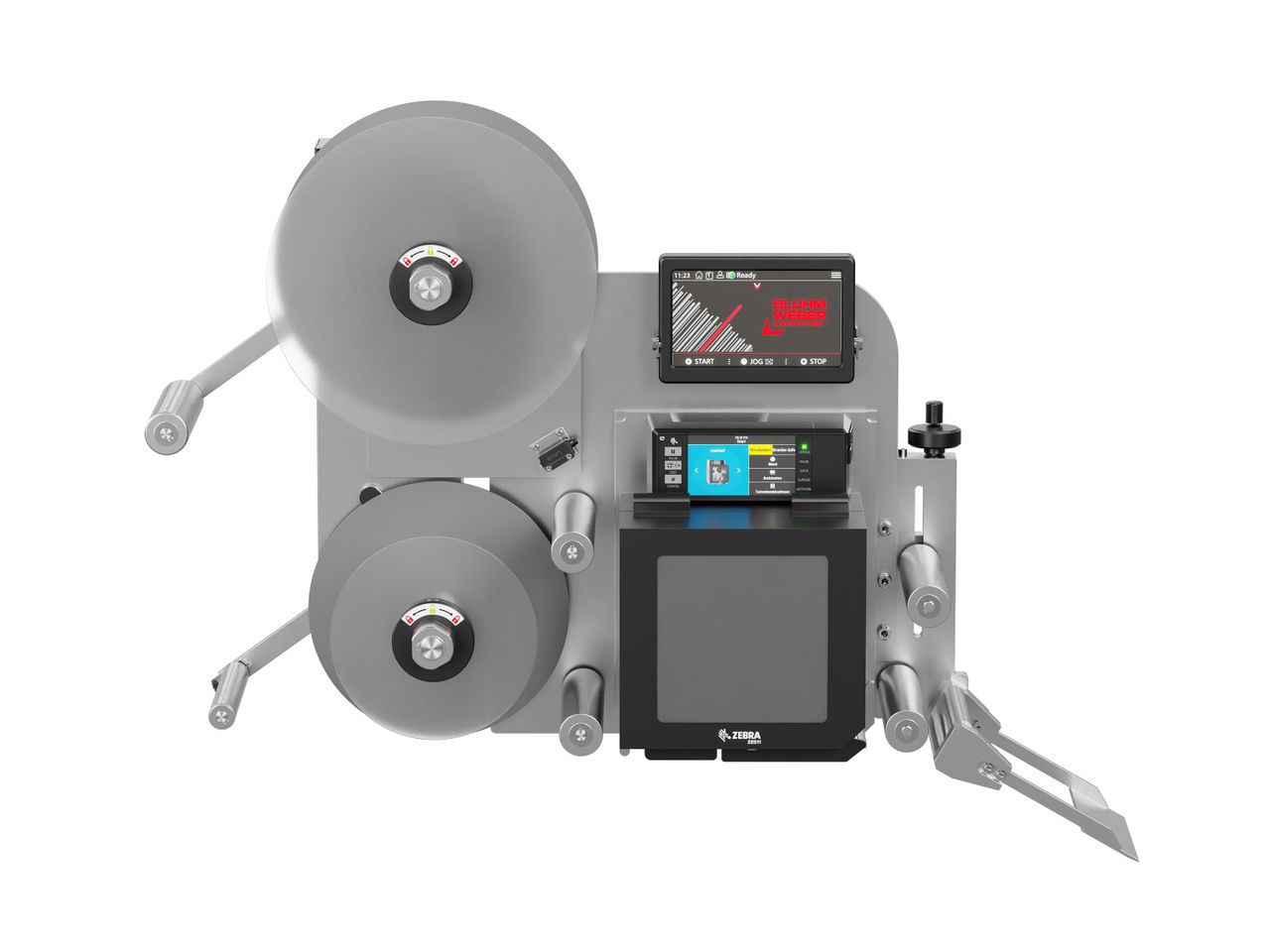 Distributeur d’étiquettes Legi-E 4050WO sans étiquettes face avant