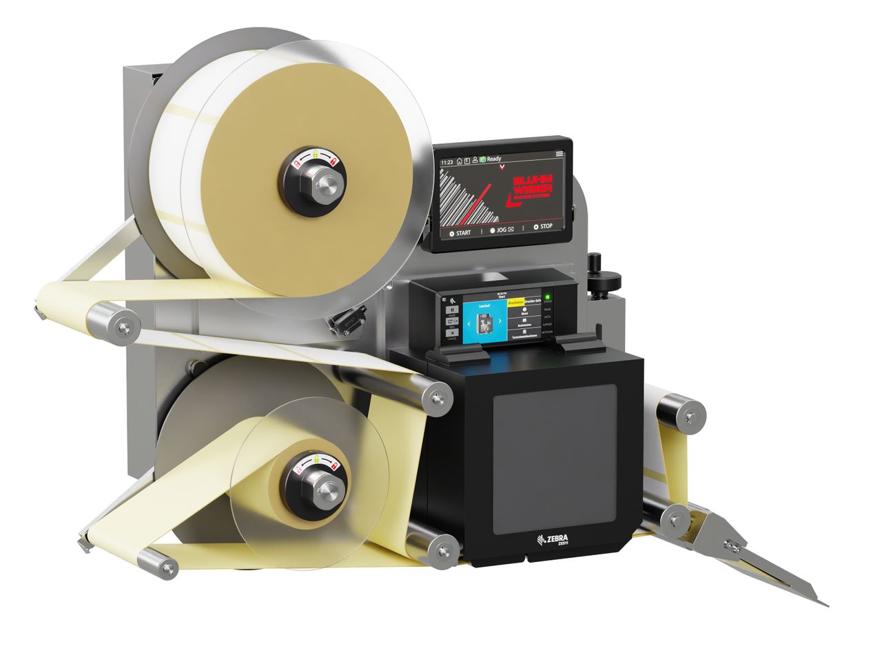 Distributeur d’étiquettes Legi-E 4050WO avec étiquettes gauche