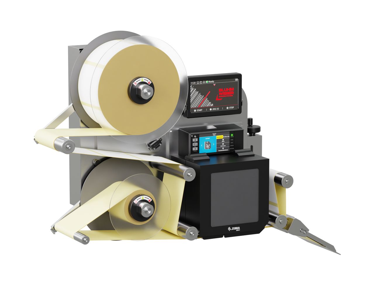 Distributeur d’étiquettes Legi-E 4050WO avec étiquettes gauche