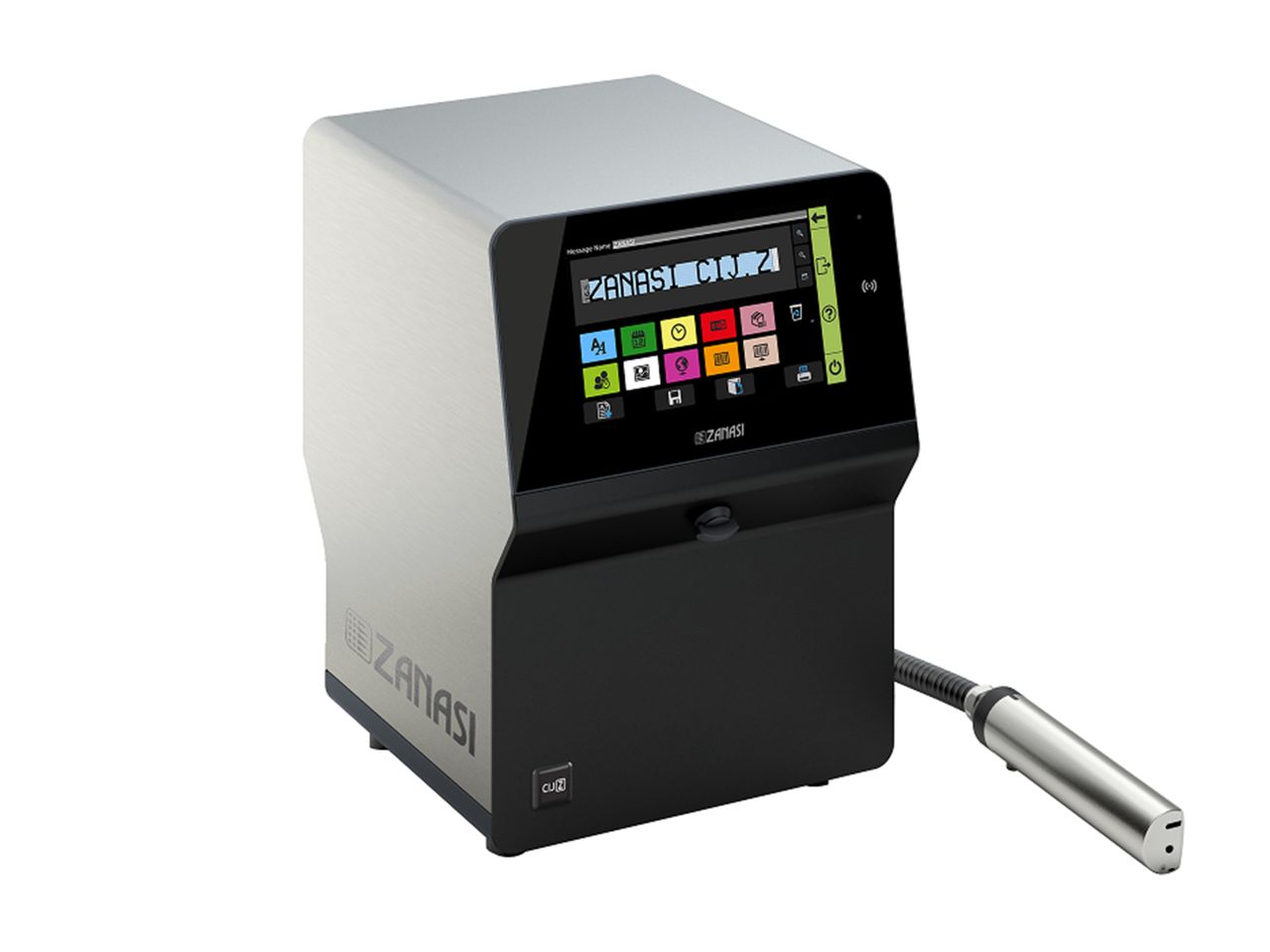 Zanasi CIJ.Z Imprimante à jet d’encre vue face avant droite