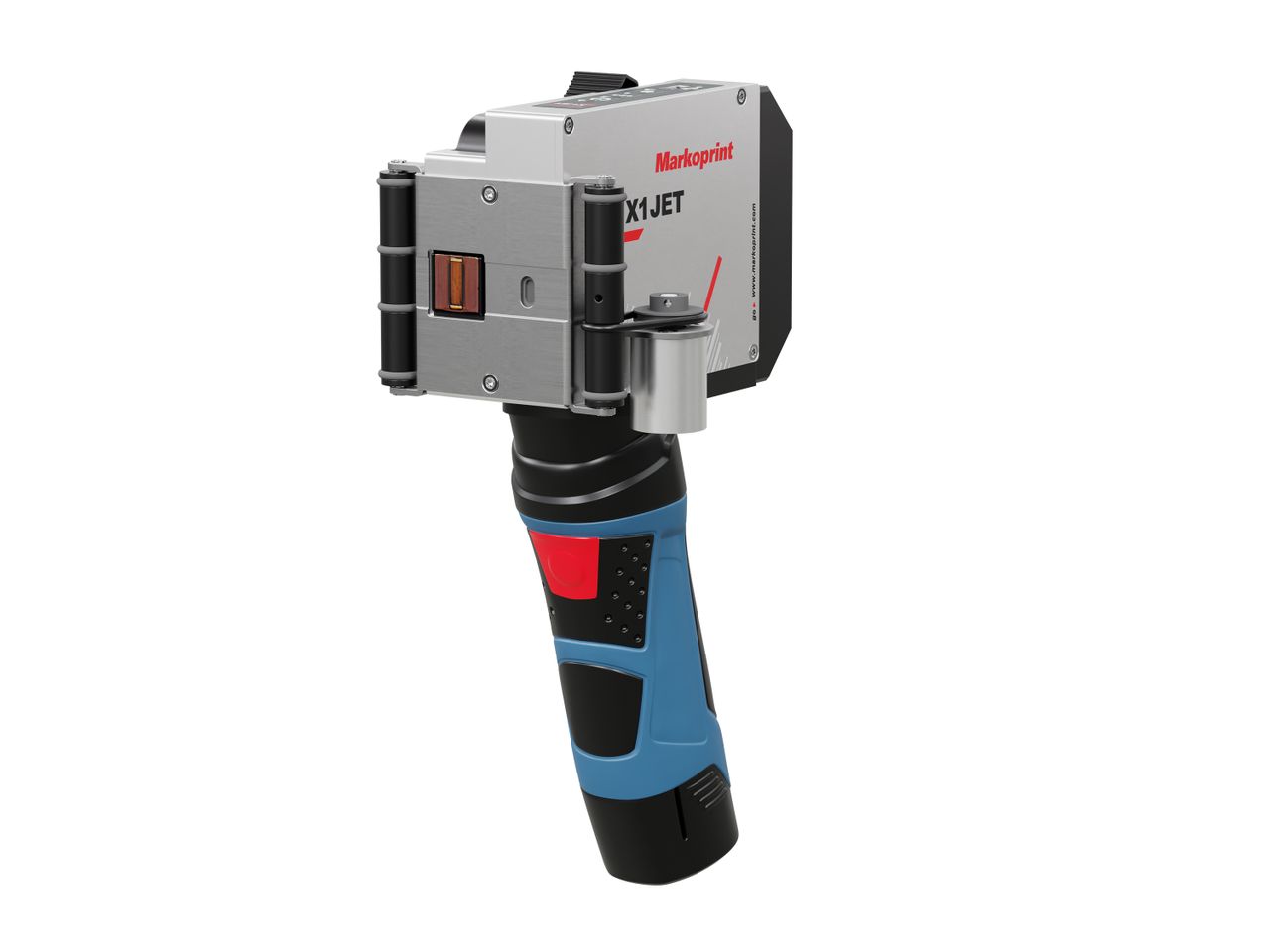 Imprimante à jet d’encre industrielle Markoprint X1JET HandHold face avant droite
