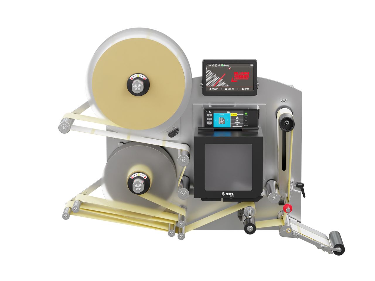 Distributeur d’étiquettes Legi-E 4050AC avec étiquettes face avant