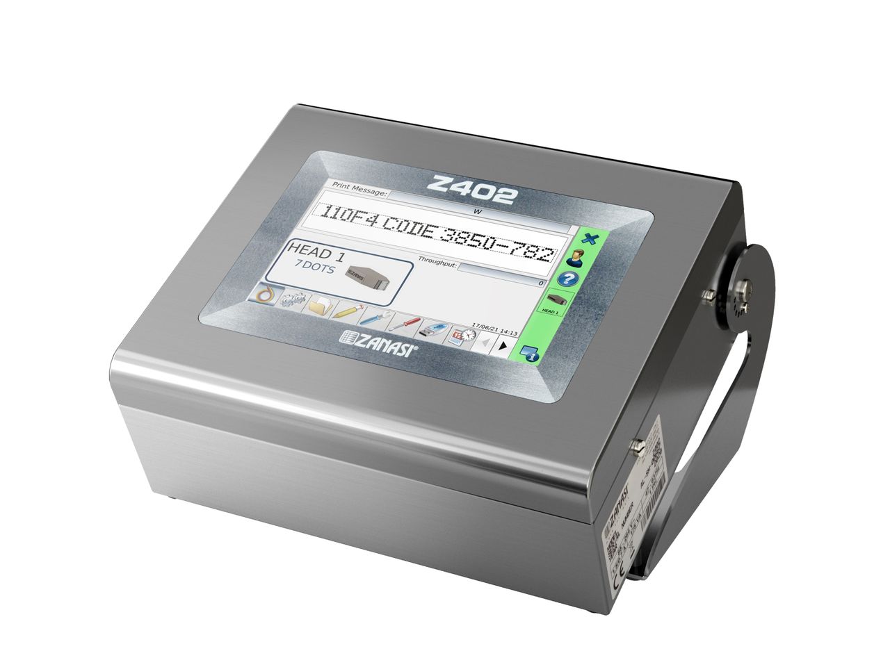 Contrôleur d’impression à jet d’encre Zanasi DOD Z402 avant gauche