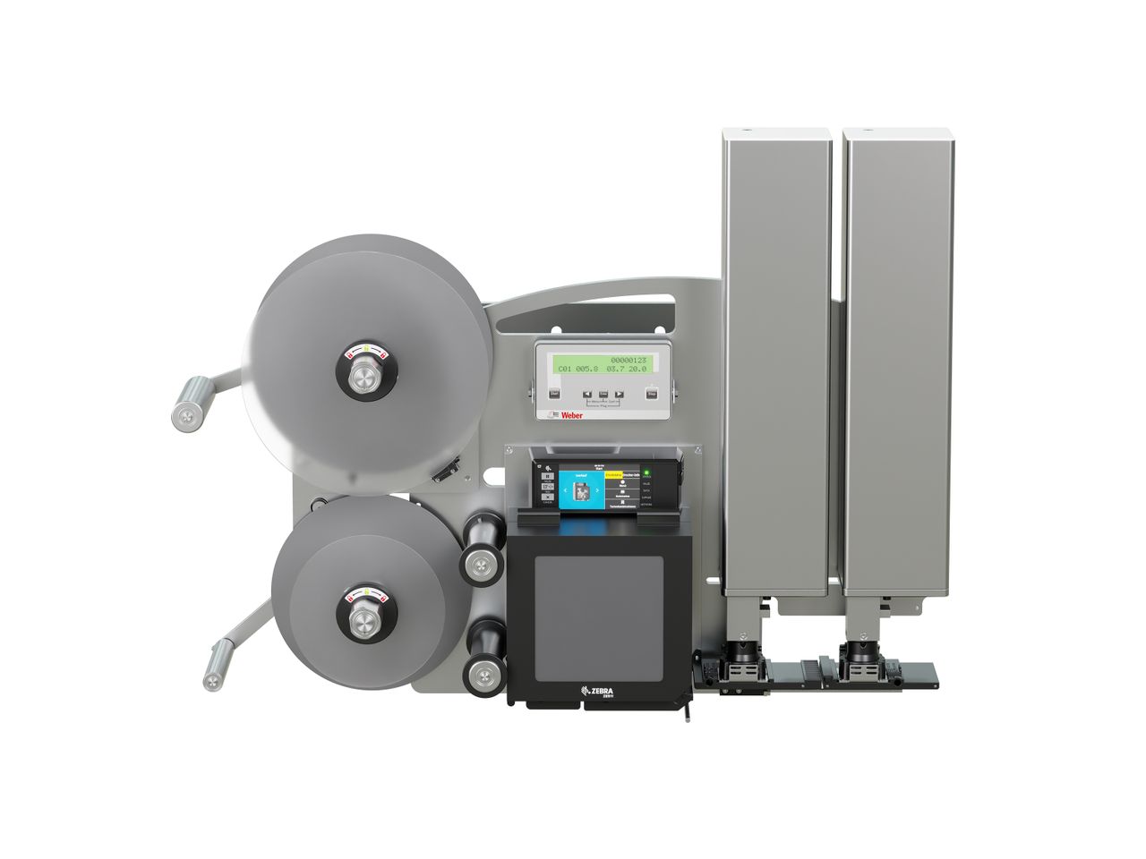 Distributeur d’étiquettes Legi-Air 4050CWB sans étiquettes face avant