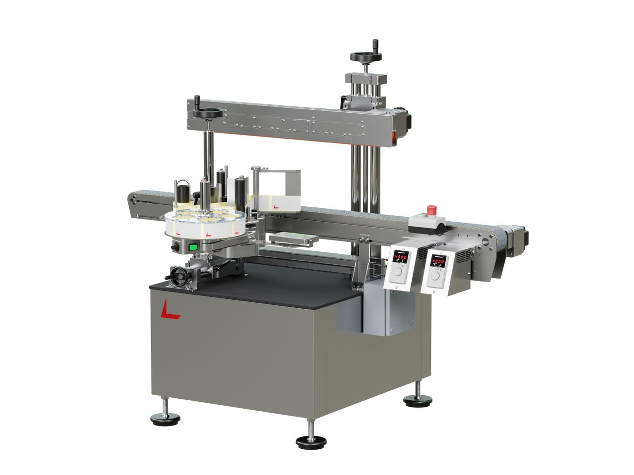 Étiqueteuse Geset 213 avec étiquettes droite