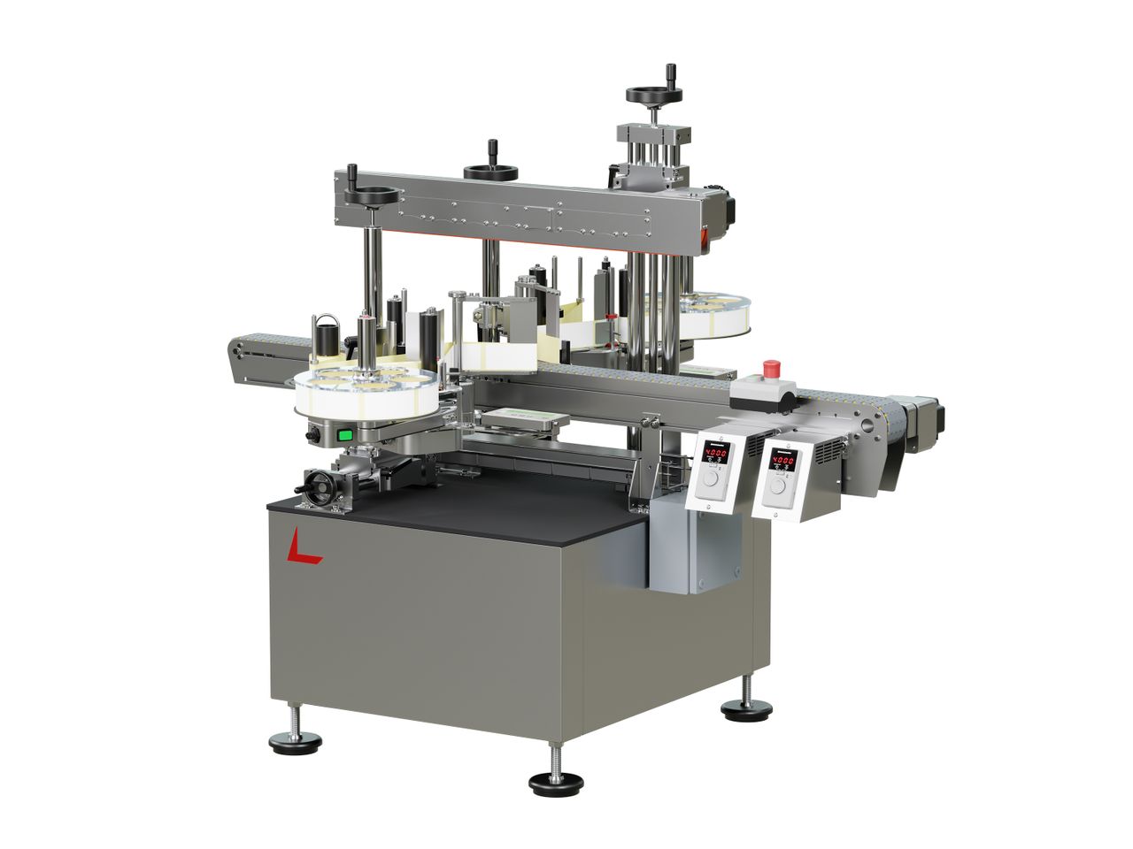 Étiqueteuse Geset 214 avec étiquettes droite