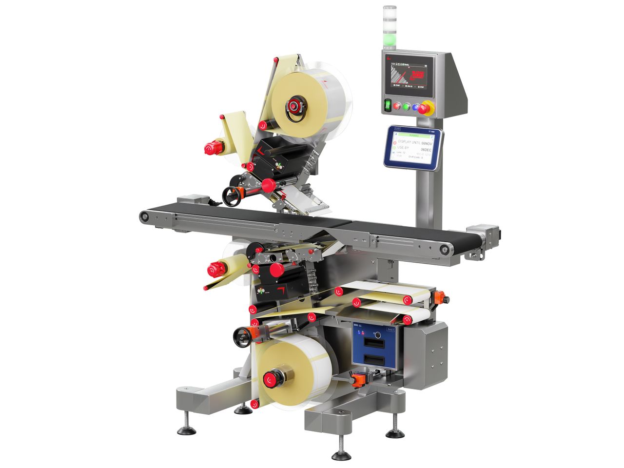 Étiqueteuse Geset 217 avec étiquettes droite