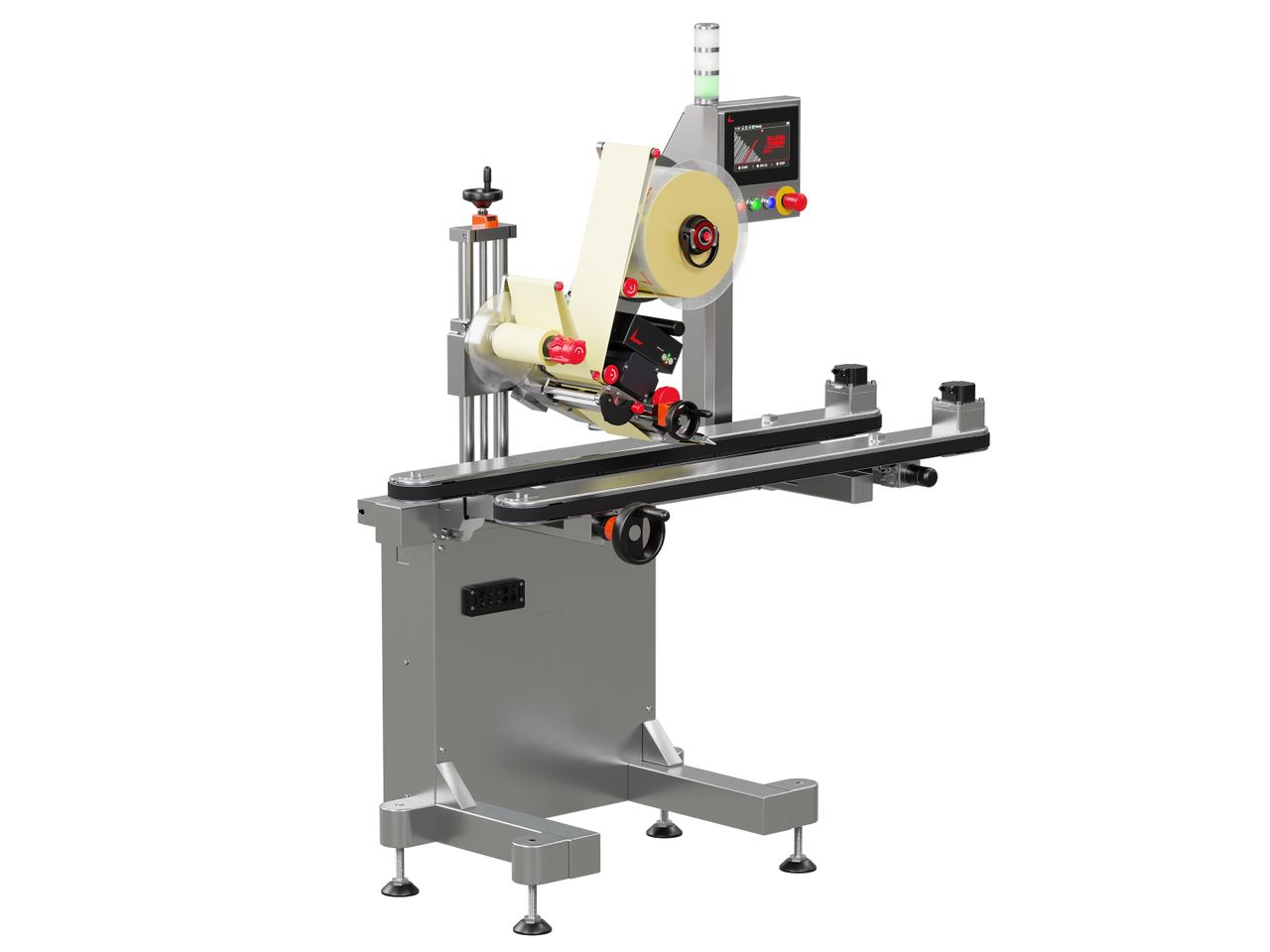 Étiqueteuse Geset 241 avec étiquettes gauche