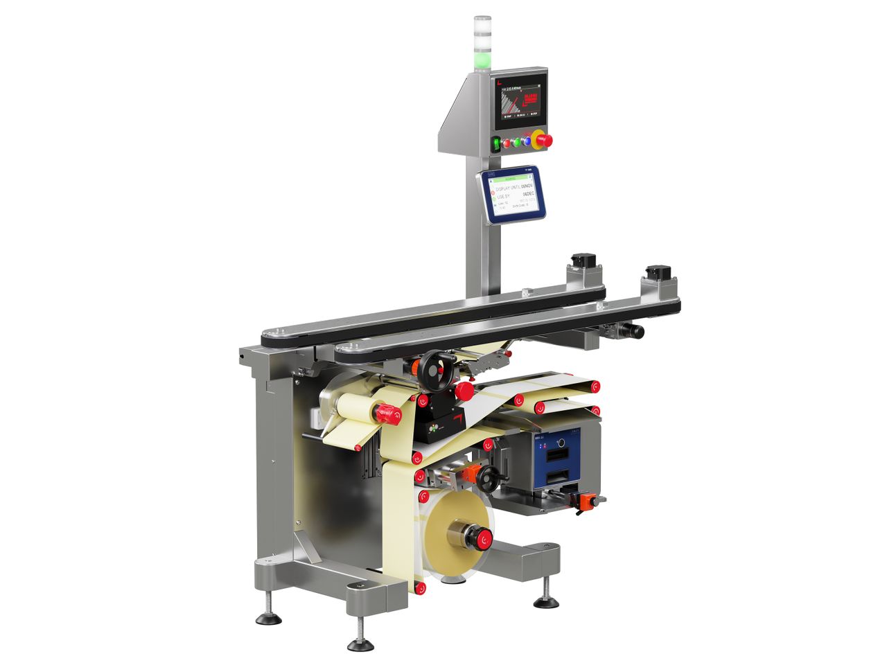 Étiqueteuse Geset 242 avec étiquettes gauche