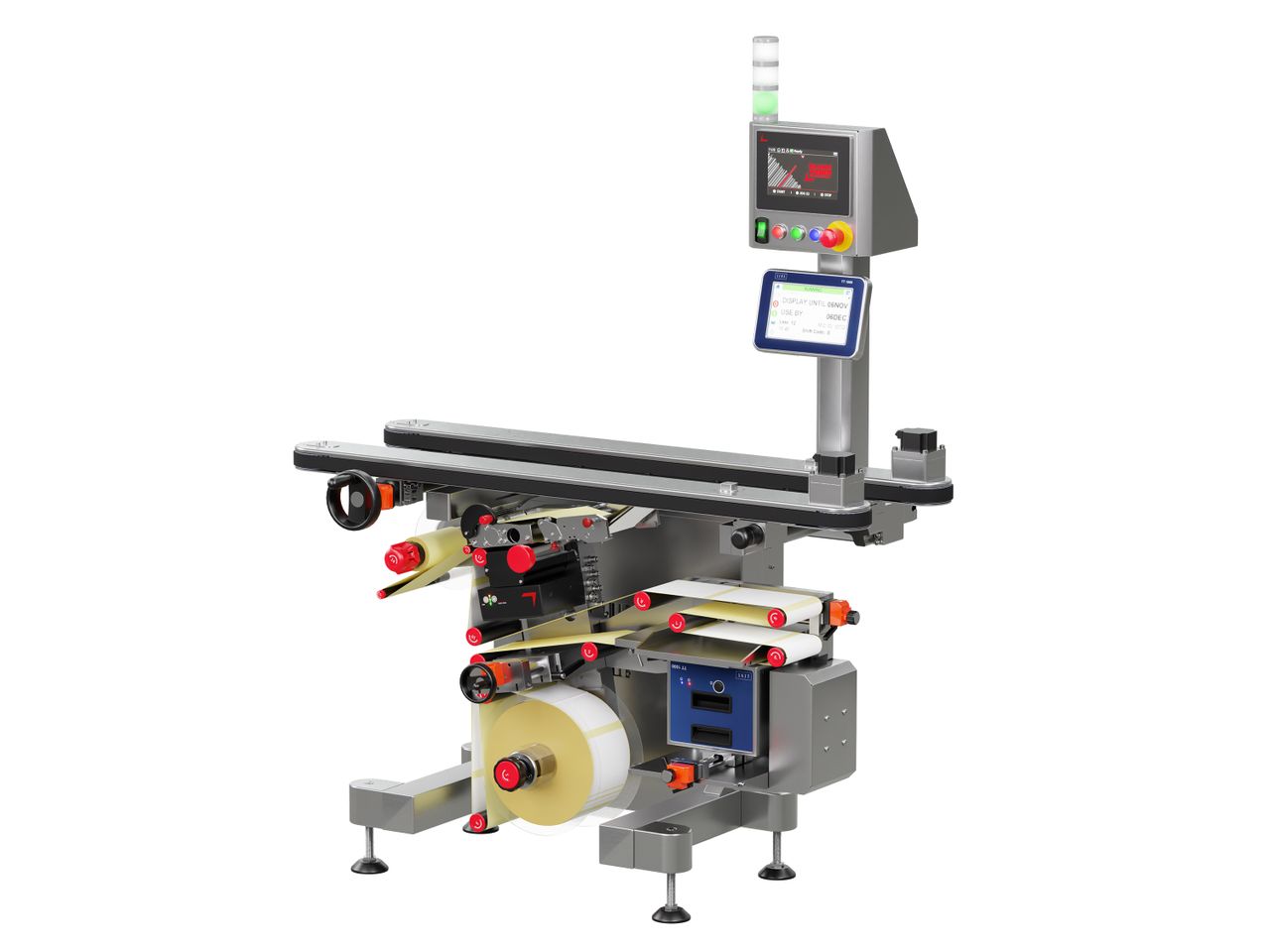 Étiqueteuse Geset 242 avec étiquettes droite