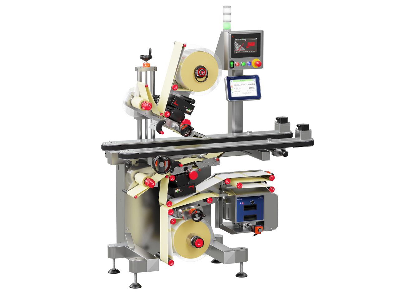 Étiqueteuse Geset 247 avec étiquettes gauche