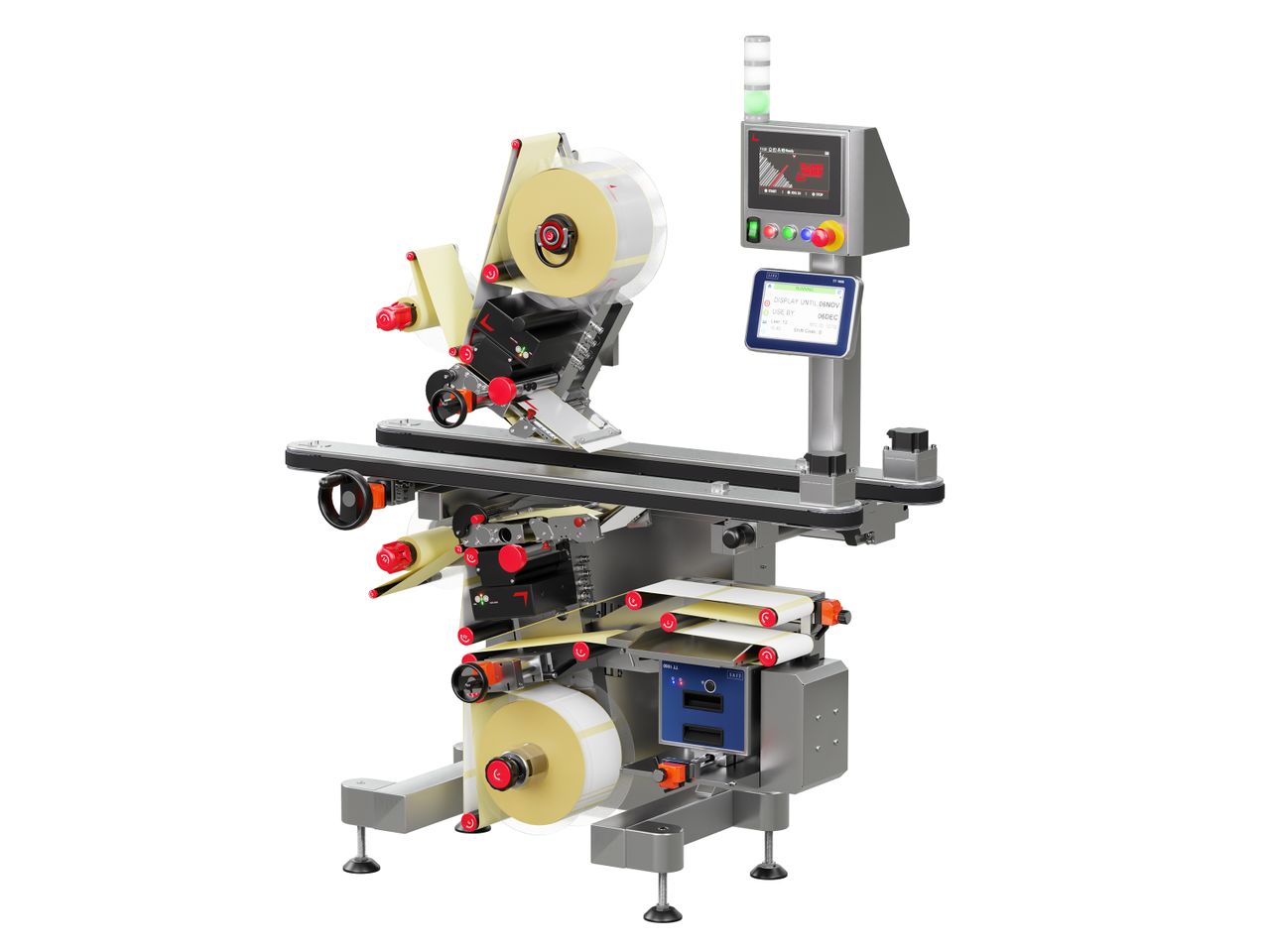 Étiqueteuse Geset 247 avec étiquettes droite