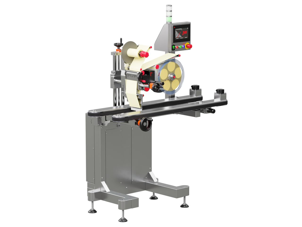 Étiqueteuse Geset 248 avec étiquettes gauche