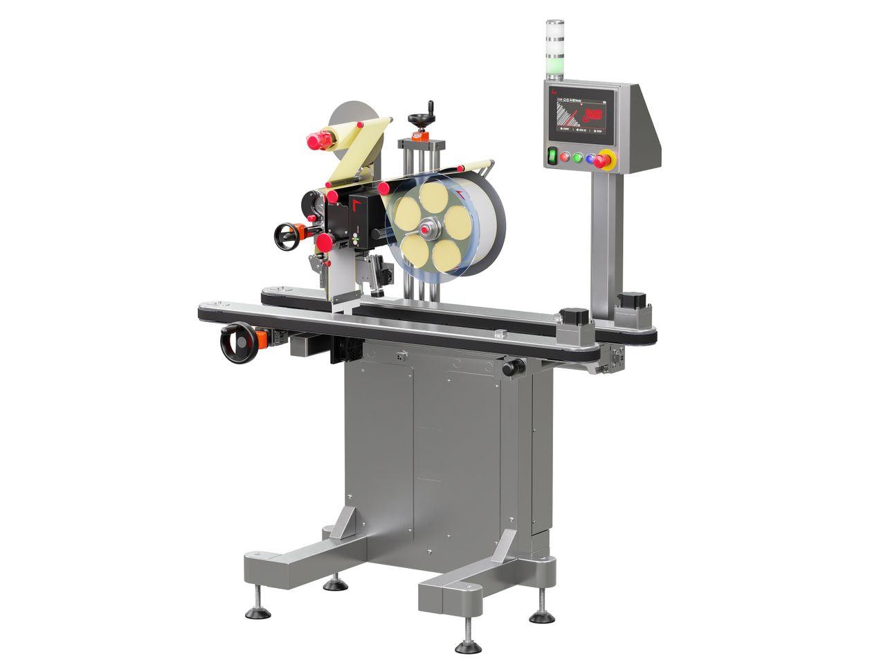 Étiqueteuse Geset 249 avec étiquettes droite