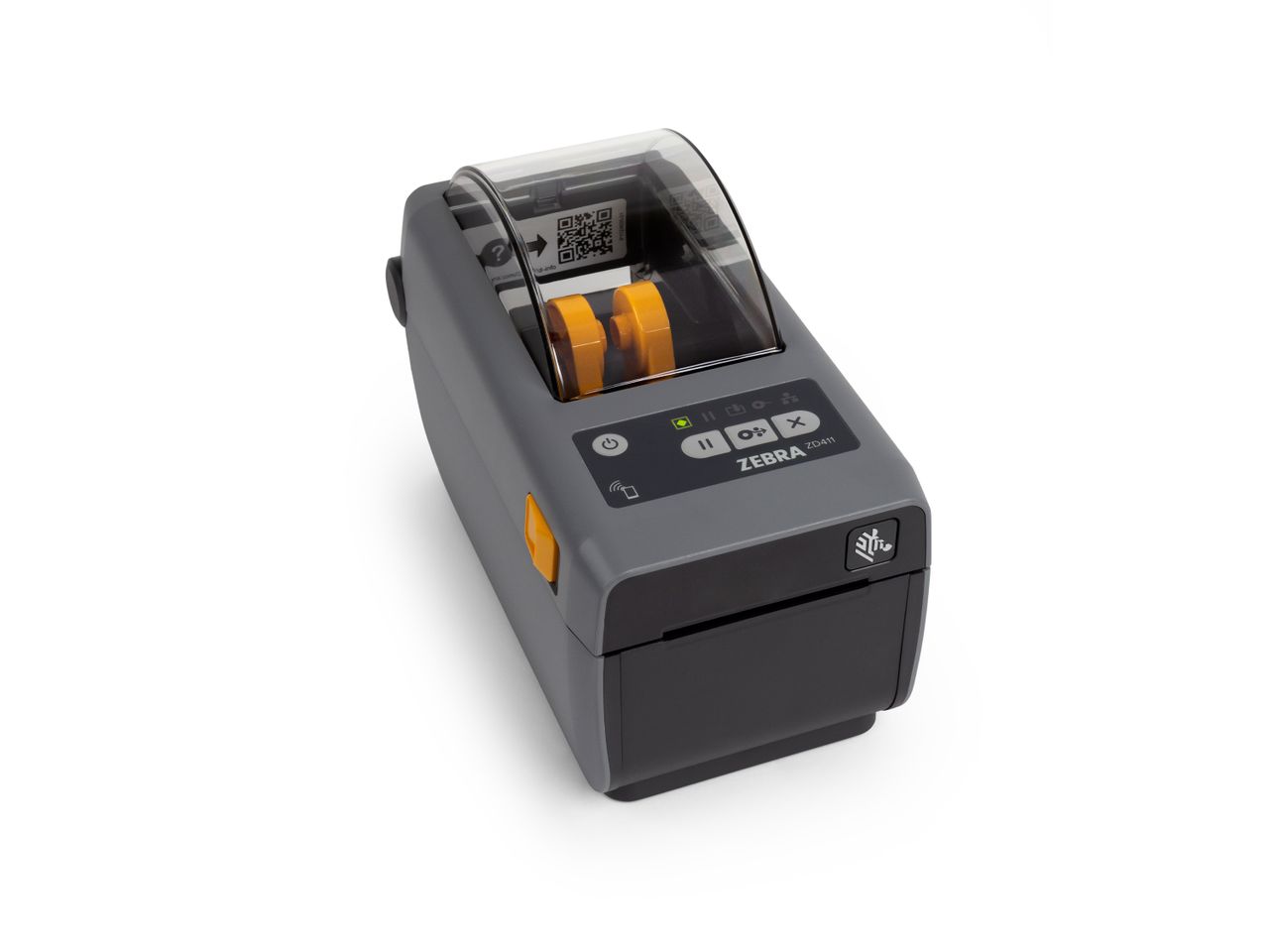 Imprimante d’étiquettes Zebra ZD411d avant droite