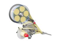 Distributeur d’étiquettes Alpha Compact avec étiquettes gauche