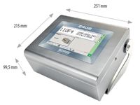 Dimensions du contrôleur d’impression à jet d’encre Zanasi DOD Z402